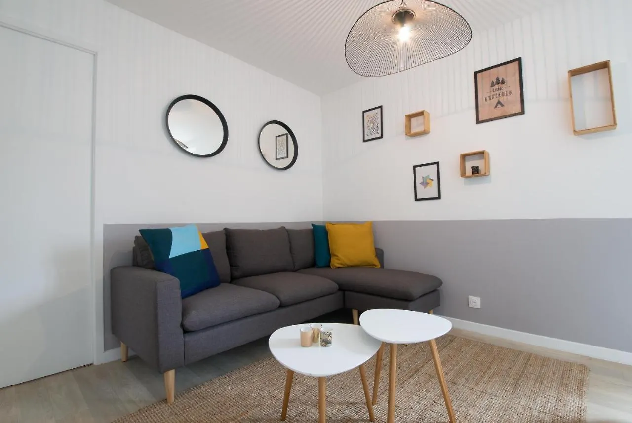 아파트 Appartement 3 Chambres - Parking - Wifi - Buanderie - Jardin 브레스트 프랑스